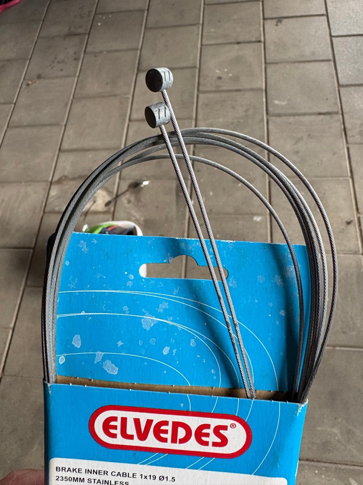 Elvedes RVS Remkabel 2350mm - Nieuw, Elektrische fiets, Remmen, Ophalen of Verzenden, Nieuw