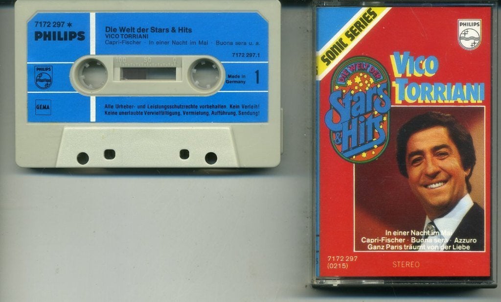 Vico Torriani – Die Welt Der Stars & Hits 12 nrs cassette ZG, 1 bandje, Ophalen of Verzenden, Zo goed als nieuw, Origineel