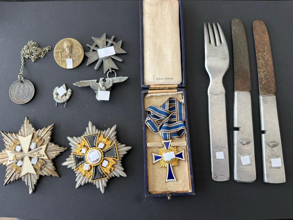 WW2 Duitsland diversen: Medailles, bestek en meer, Verzamelen, Militaria | Algemeen, Ophalen of Verzenden, Overige soorten, Duitsland