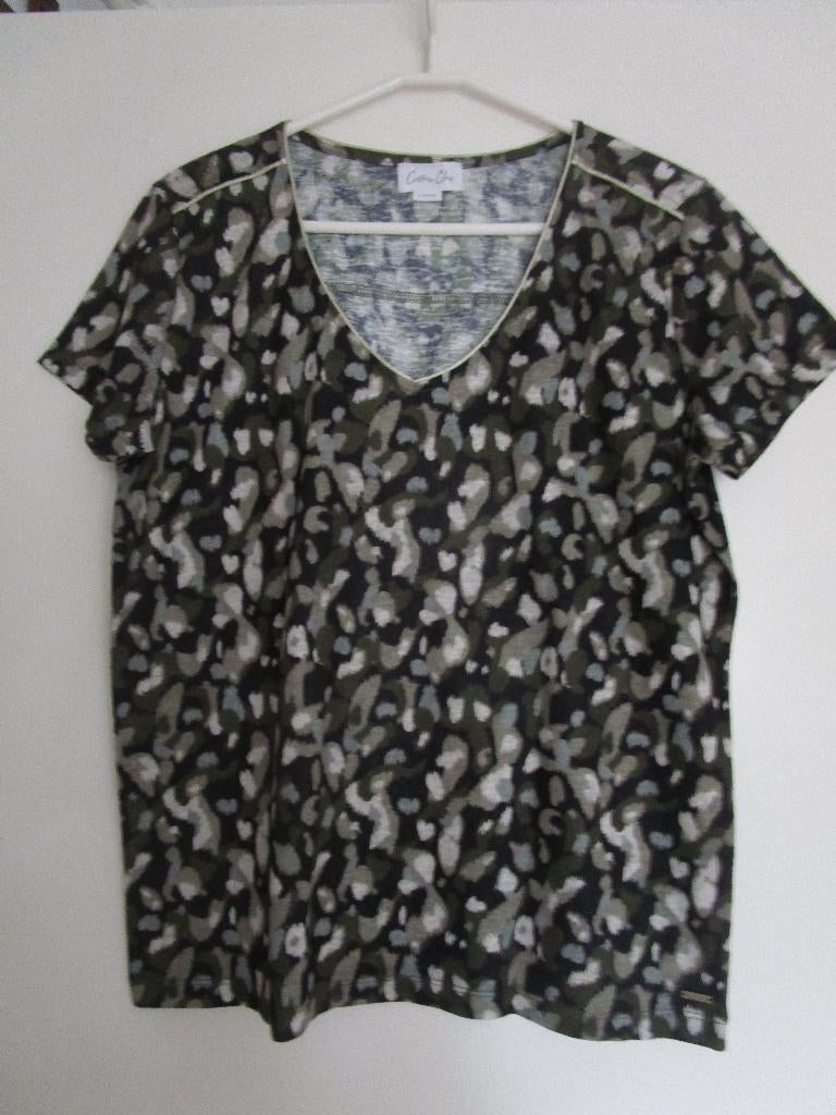 Cotton Club shirt maat L korte mouw  groen, Kleding | Dames, Blouses en Tunieken, Maat 42/44 (L), Ophalen of Verzenden, Zo goed als nieuw