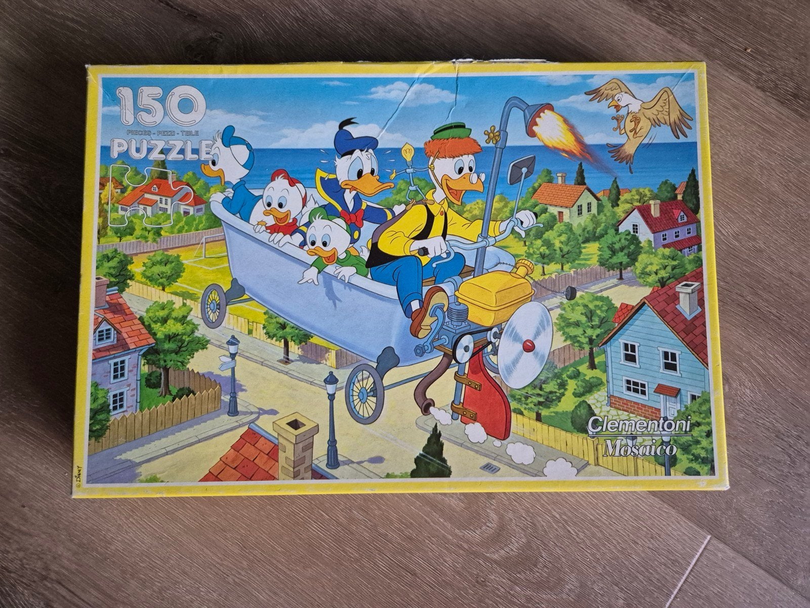 Donald Duck Puzzel 150 Stukjes, Ophalen of Verzenden, Minder dan 500 stukjes, Gebruikt, Legpuzzel