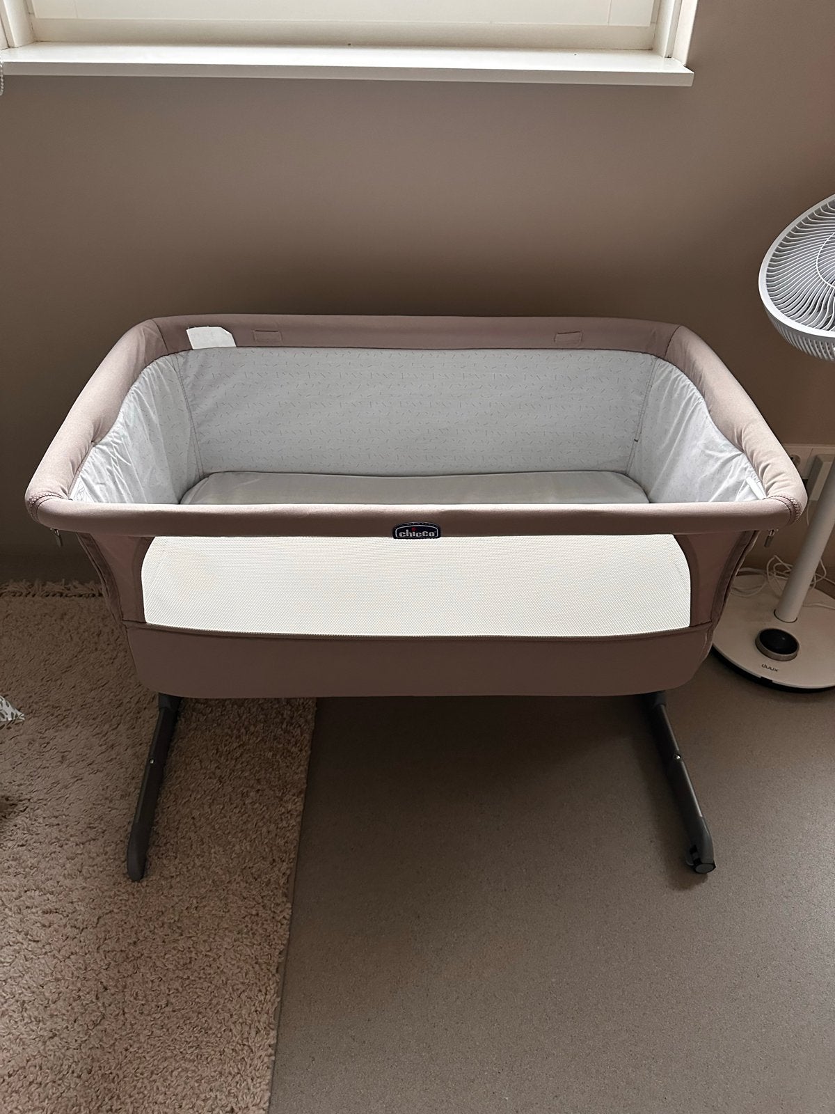Chicco Next2Me Co-sleeper, taupe, Kinderen en Baby's, Ophalen of Verzenden, Gebruikt, Wieg
