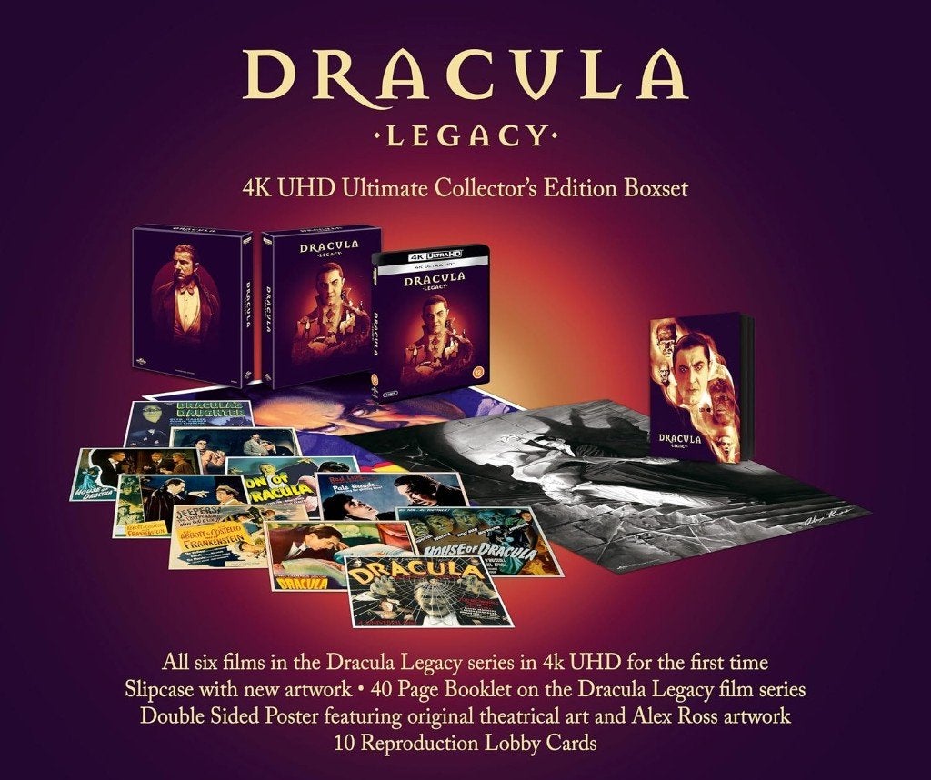 Dracula: Ultimate Legacy Collection - Limited- [4K Ultra HD, Cd's en Dvd's, Horror, Engels, Vanaf 16 jaar, 4K Ultra HD Blu-ray