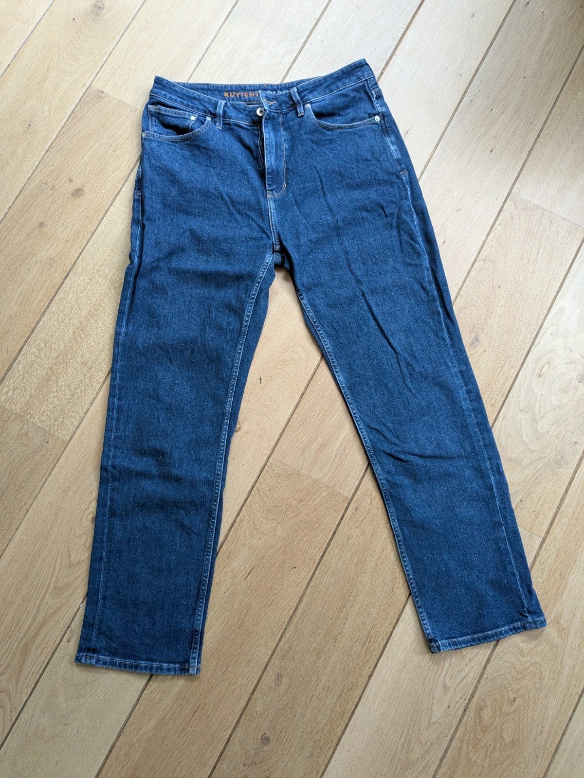 Kuyichi spijkerbroek Rosa Straight 32/30, Blauw, Ophalen of Verzenden, Zo goed als nieuw, Kuyichi