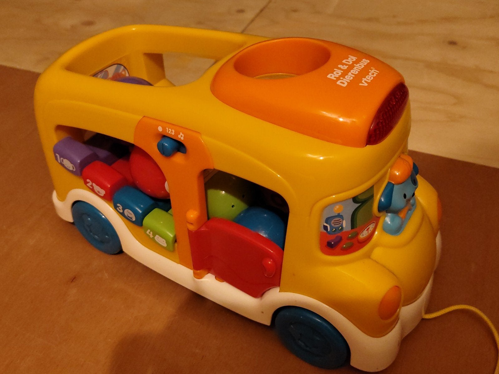 VTech Rol & Dol Dierenbus met geluid en licht, Ophalen of Verzenden, Gebruikt, Overige typen, Met licht