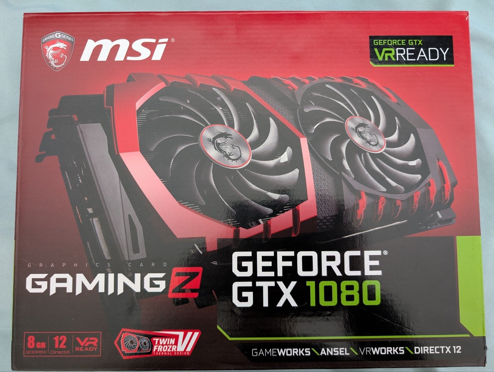 MSI GeForce GTX 1080 GAMING Z 8G Grafische Kaart, PCI-Express 3, Gebruikt, HDMI, Ophalen of Verzenden