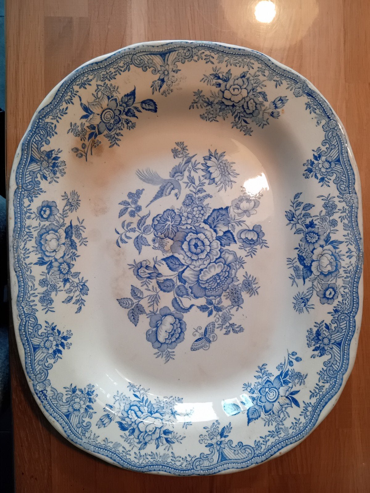 Antieke Vleesschaal J.F. Wileman Foley Potteries, Antiek en Kunst, Ophalen of Verzenden