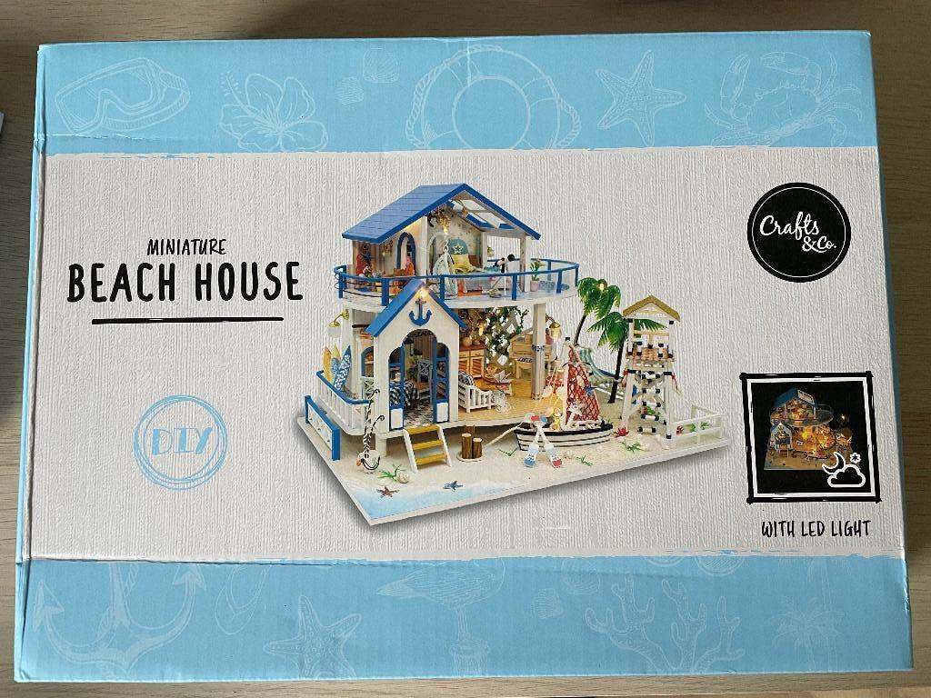 Nieuw diy pakket beach house met verlichting, Ophalen, Nieuw, Knutselwerk