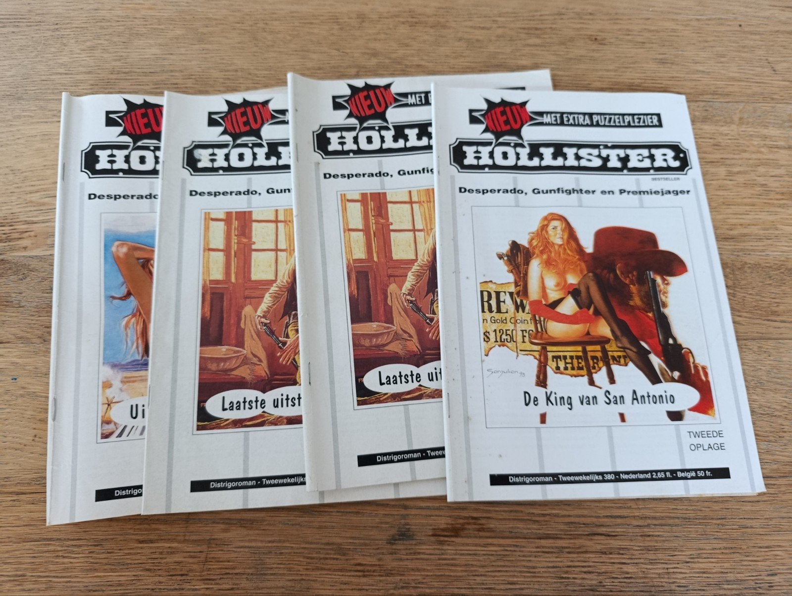 oude Hollister westernboekjes, vintage cowboyverhalen, Verzamelen, Speelkaarten, Jokers en Kwartetten, Ophalen of Verzenden, Gebruikt