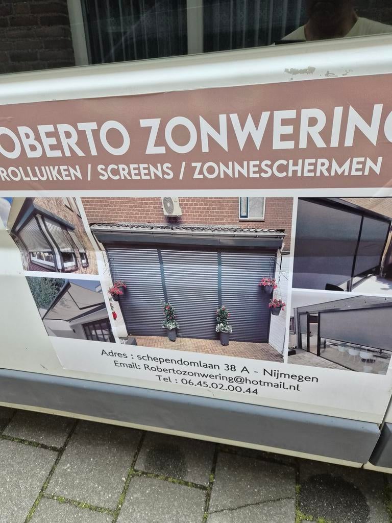 Reparatie rolluiken, screens, zonwering bij roberto zonwerin, Ophalen of Verzenden, Wit