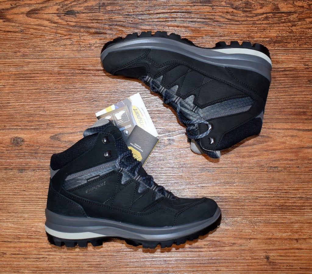 GRISPORT - Hiking wandelschoen Bari Mid black - maat 37, Zwart, Nieuw, Grisport, Wandelschoenen