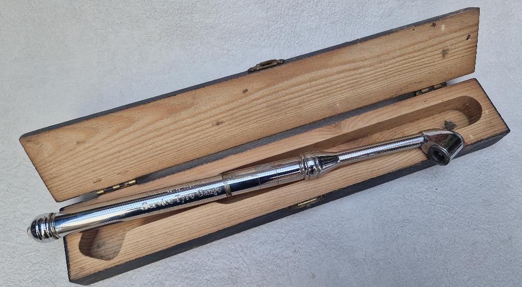 SCHRADER Service Tyre Gauge Bandenspanning meter in kistje, Ophalen of Verzenden