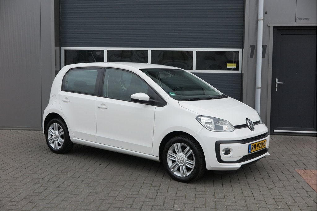 Volkswagen up! 1.0 BMT 44kw 60pk high up! (Facelift) , Cruis, Auto's, Volkswagen, 12 maanden, Stof, Gebruikt, Wit