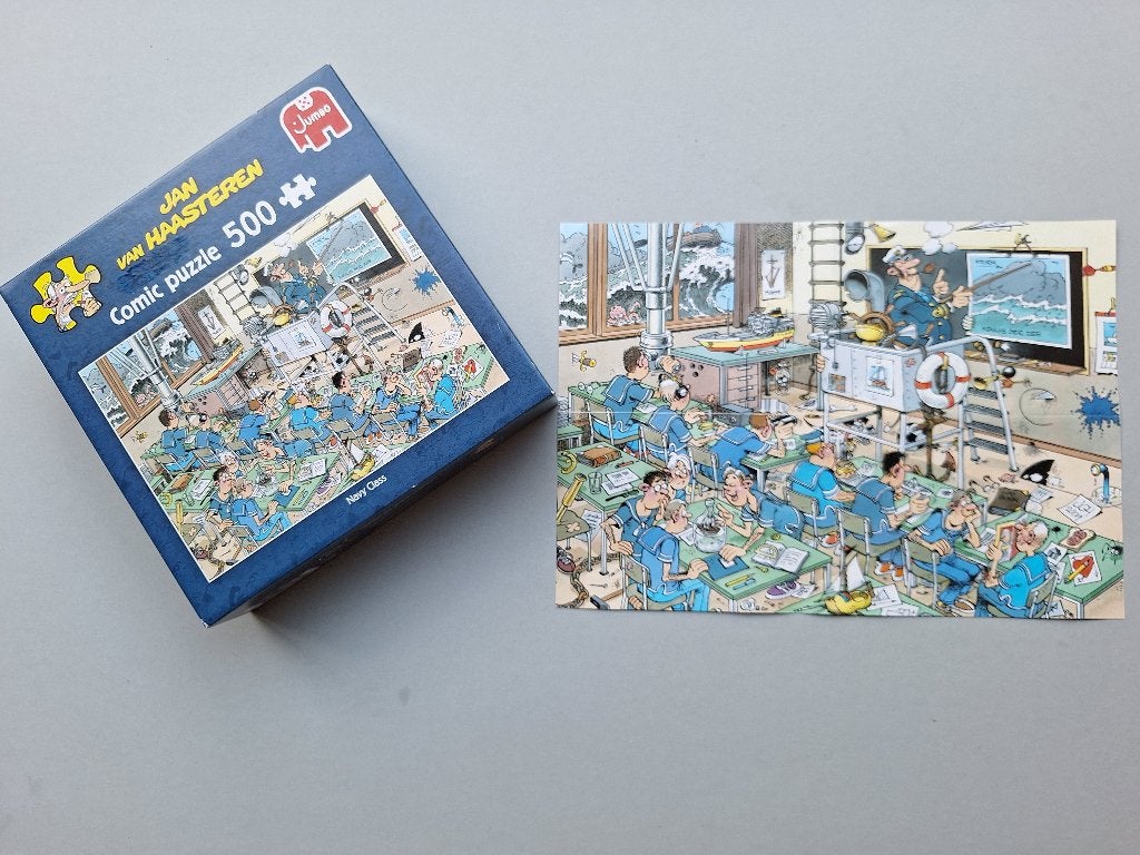 Jan van Haasteren Navy Class 500 stukjes, Ophalen of Verzenden, 500 t/m 1500 stukjes, Zo goed als nieuw, Legpuzzel