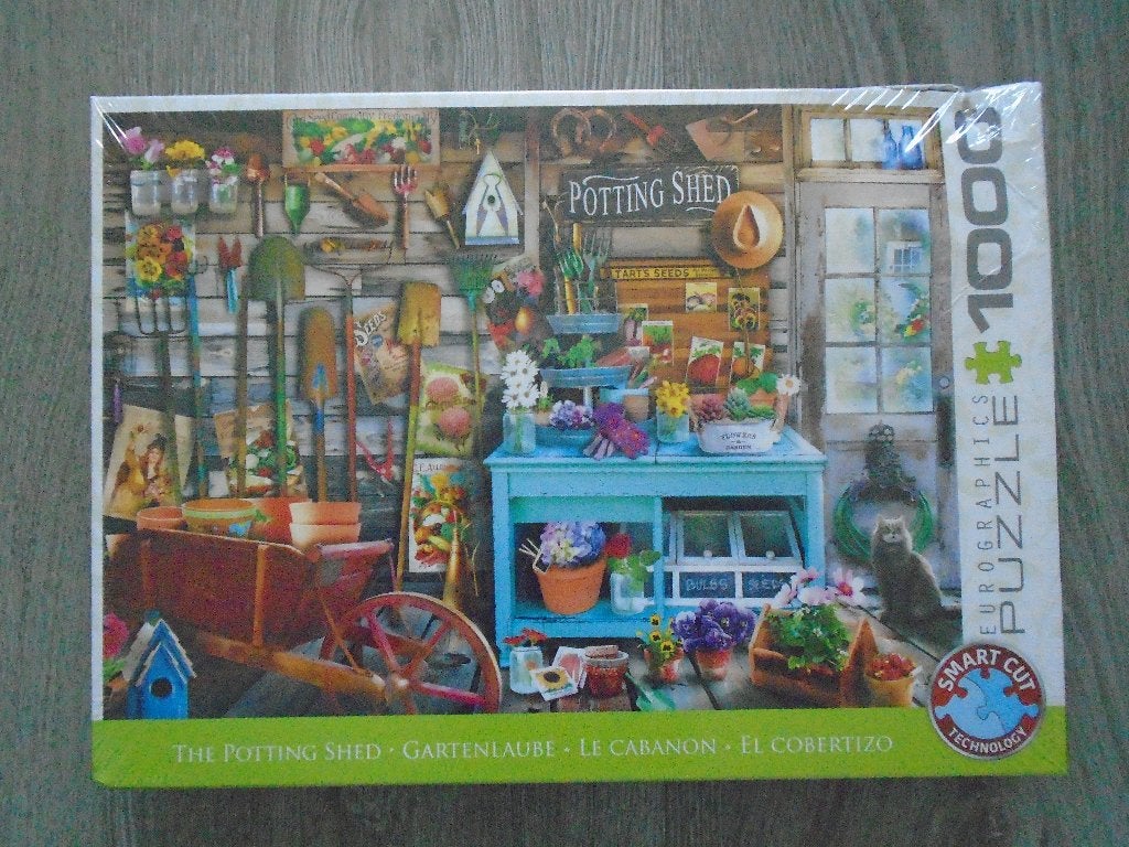 Eurographics puzzel: The potting shed (NIEUW), Ophalen, 500 t/m 1500 stukjes, Nieuw, Legpuzzel