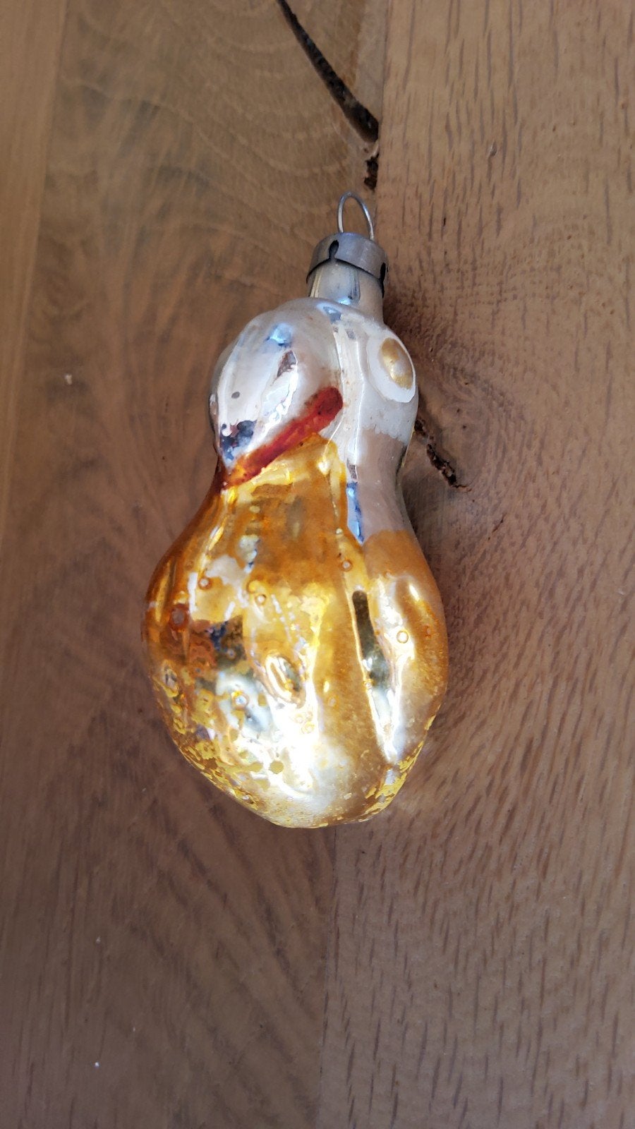 Antiek gekleurde kerstbal Papagaai kerst ornament hanger, Diversen, Ophalen of Verzenden