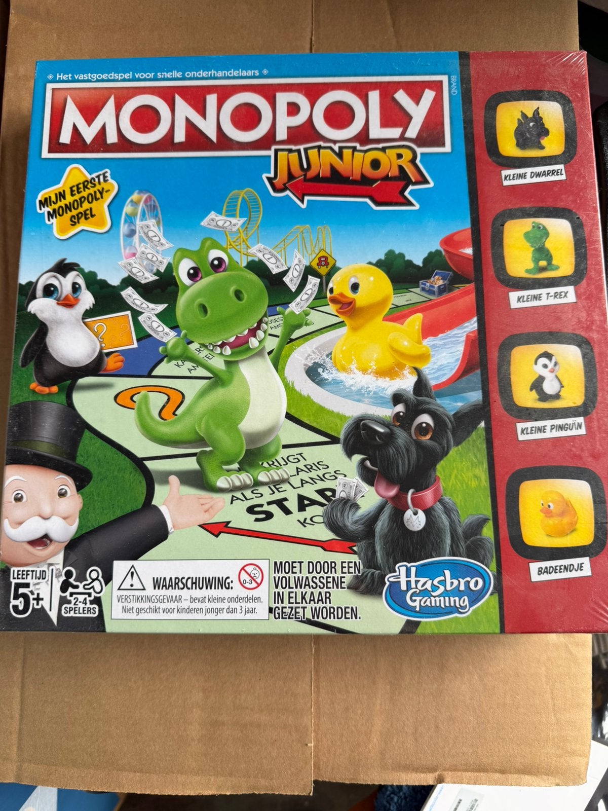 Monopoly junior, Drie of vier spelers, Ophalen of Verzenden, Nieuw