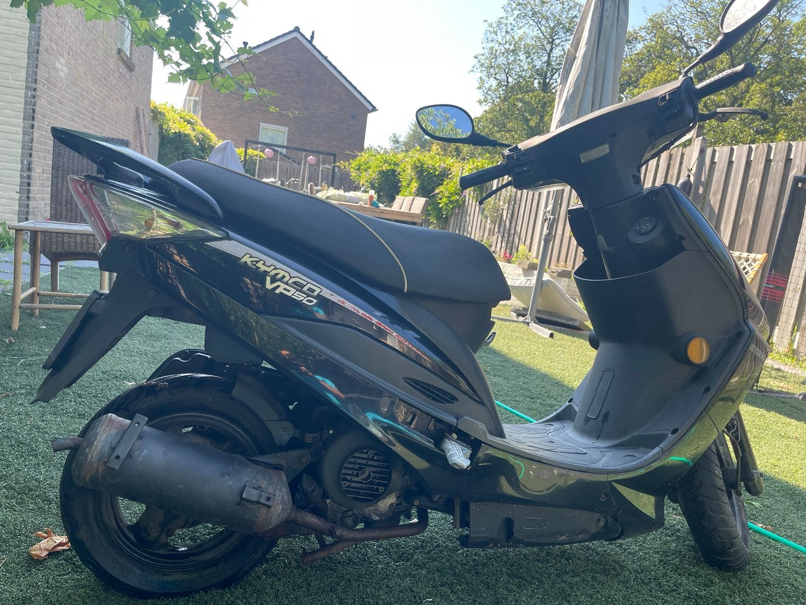 Kymco VP50 Scooter - Zwart, Gebruikt, Gebruikt, Overige modellen, Ophalen of Verzenden, Benzine