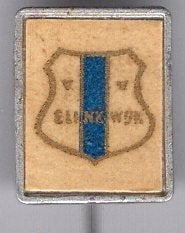 V.V. Elinkwijk papier op alu voetbalclub speldje ( Y_033), Ophalen of Verzenden, Zo goed als nieuw, Transport, Speldje of Pin