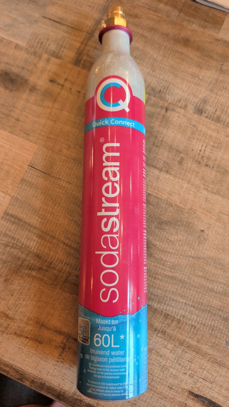 SodaStream Quick Connect CO2 Cilinder 60L, Ophalen of Verzenden, Nieuw