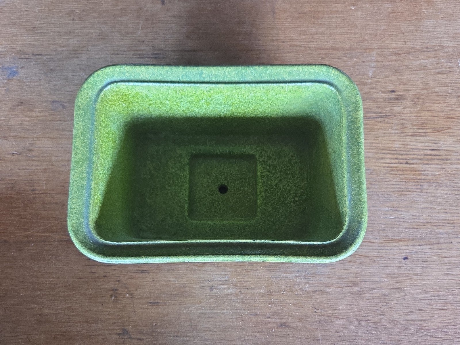 Antieke cactuspot met onderschotel, Ophalen of Verzenden