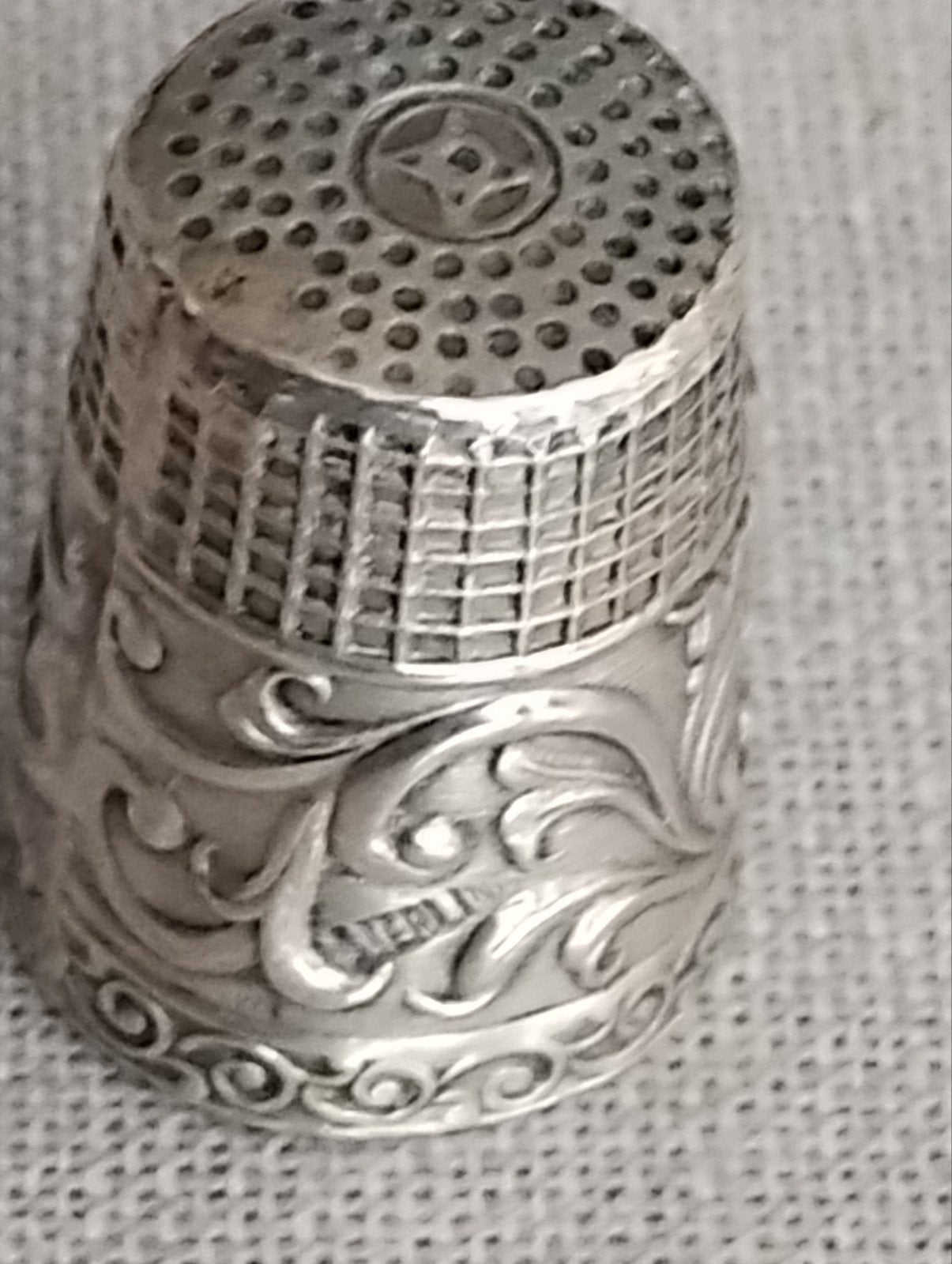 Vingerhoed zilver sterling, Ophalen of Verzenden