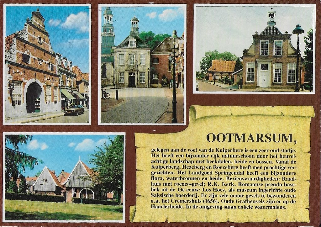q2996 Gelopen ansichtkaart ootmarsum, Ophalen of Verzenden, 1980 tot heden, Gelopen