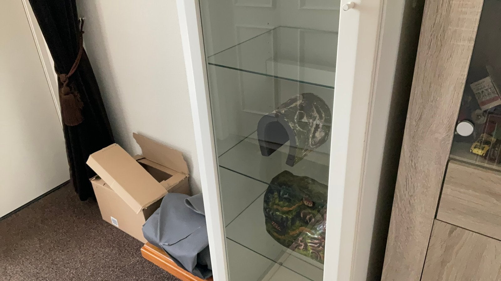 Vitrine kast, Ophalen of Verzenden, Zo goed als nieuw