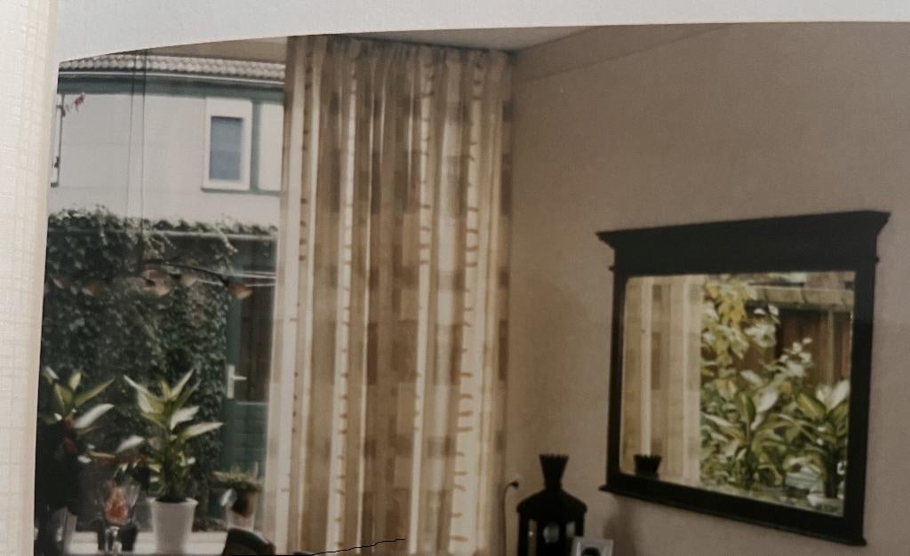 Vintage houten spiegel, Huis en Inrichting, Ophalen, 125 cm of meer, Zo goed als nieuw, Minder dan 100 cm