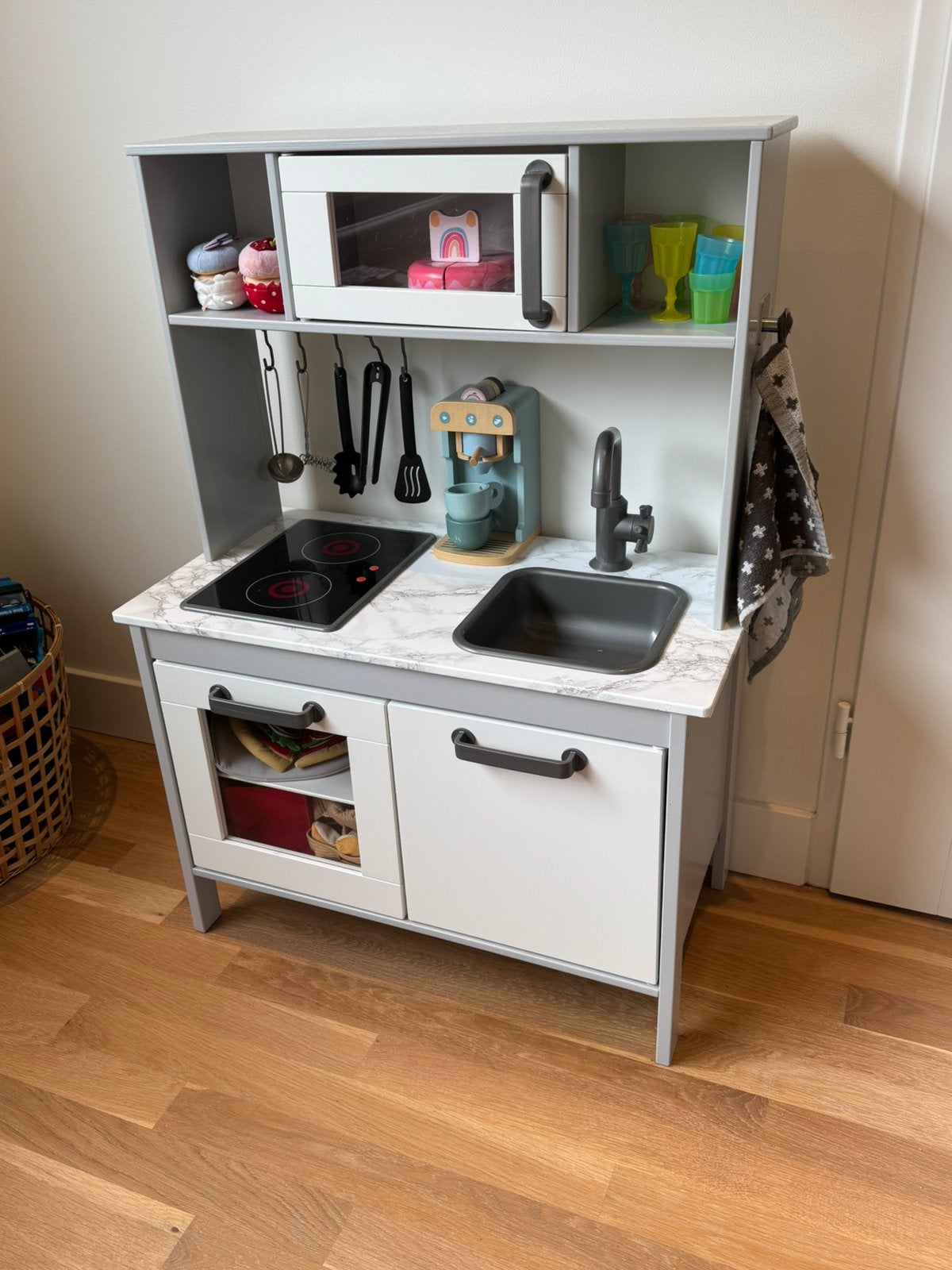 Ikea Duktig speelgoed keuken incl. veel accesoires, Ophalen, Gebruikt, Hout, Speelkeuken