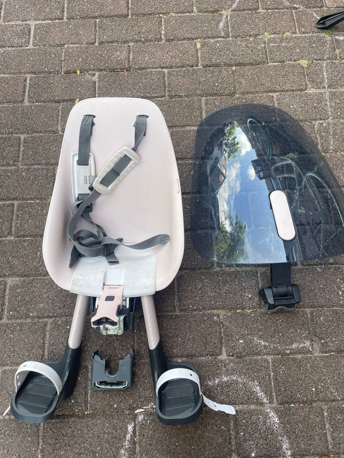 Kineerzitje Urban Iki voorop, Fietsen en Brommers, Fietsaccessoires | Fietsstoeltjes, Ophalen, Zo goed als nieuw