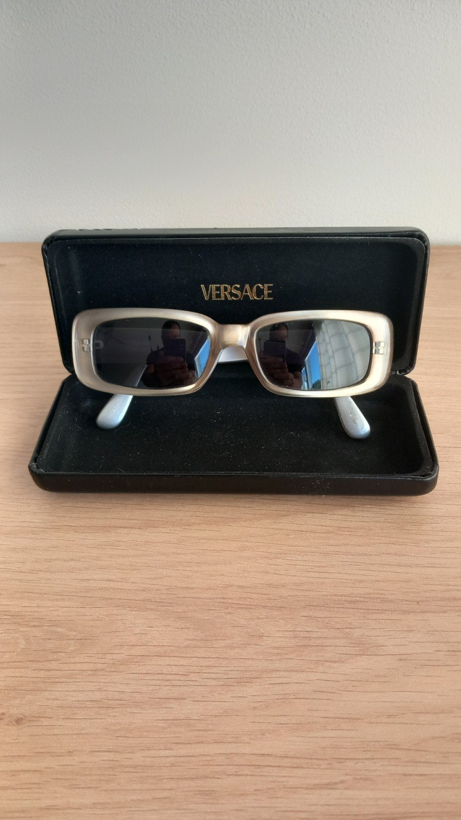 Vintage Gianni Versace Zonnebril - Made in Italy, Ophalen of Verzenden, Zo goed als nieuw, Zonnebril, Gianni Versace