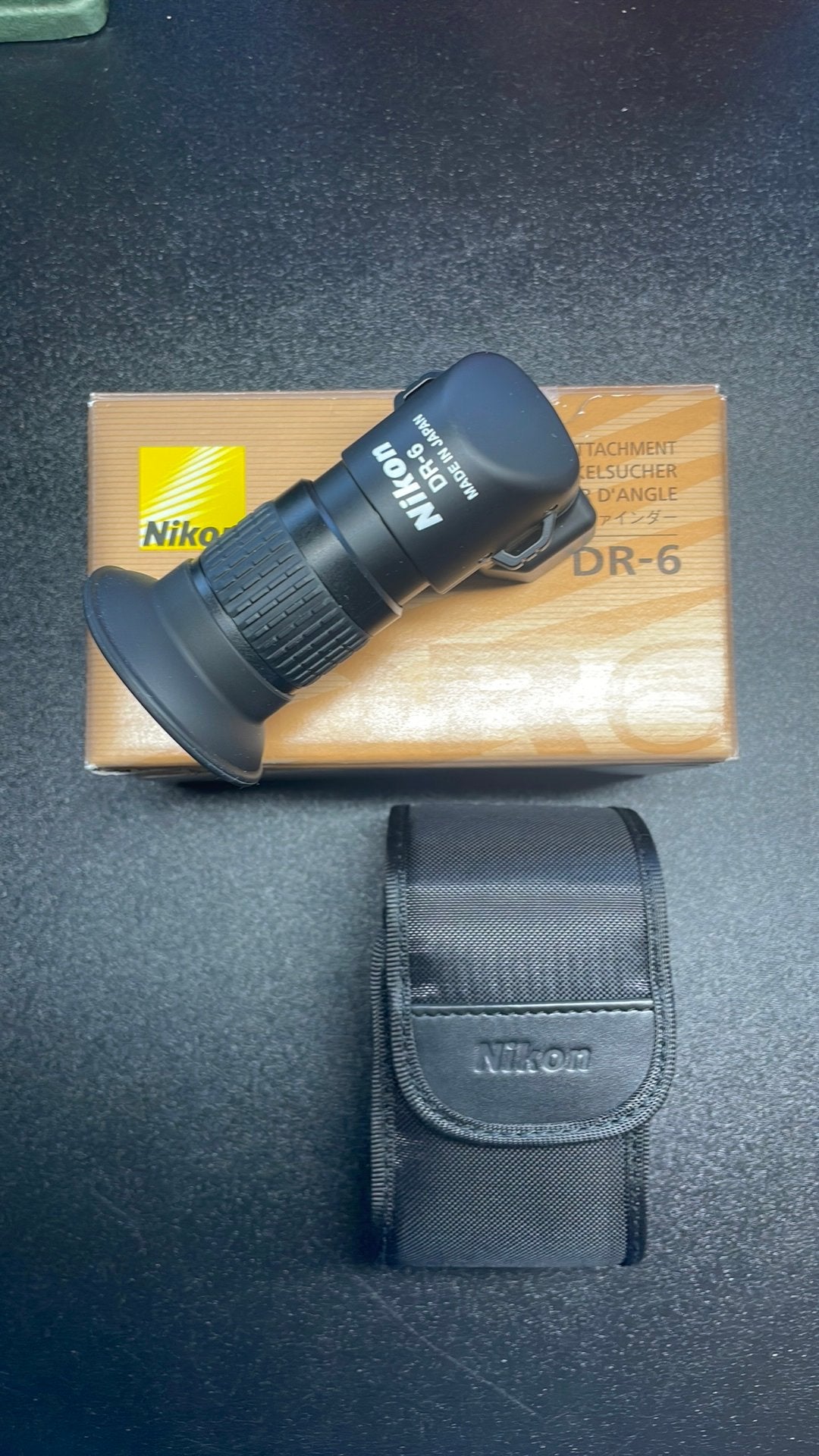 Nikon DR-6 Hoekzoeker met case en doos - Nieuwstaat, Nikon, Overige typen, Verzenden, Zo goed als nieuw