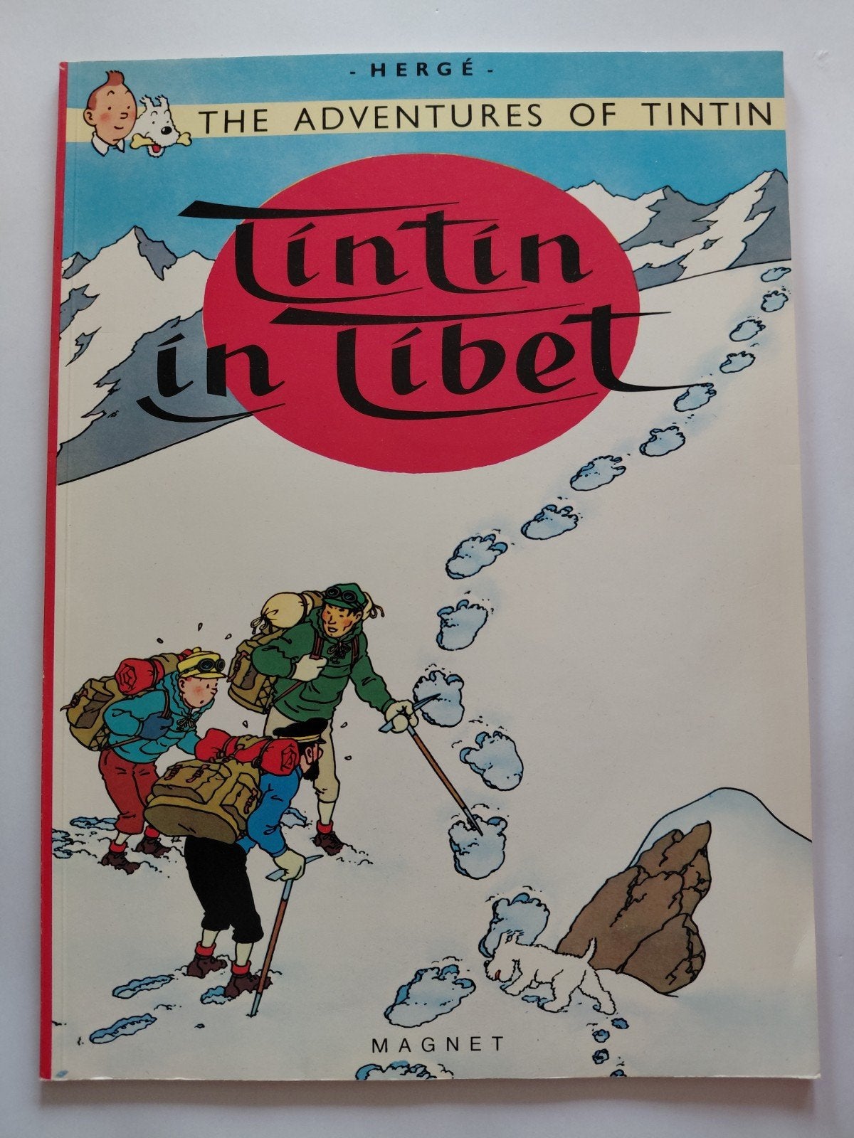 The Adventures of TINTIN - Tintin in Tibet sc., Eén stripboek, Ophalen of Verzenden, Gelezen, Hergé