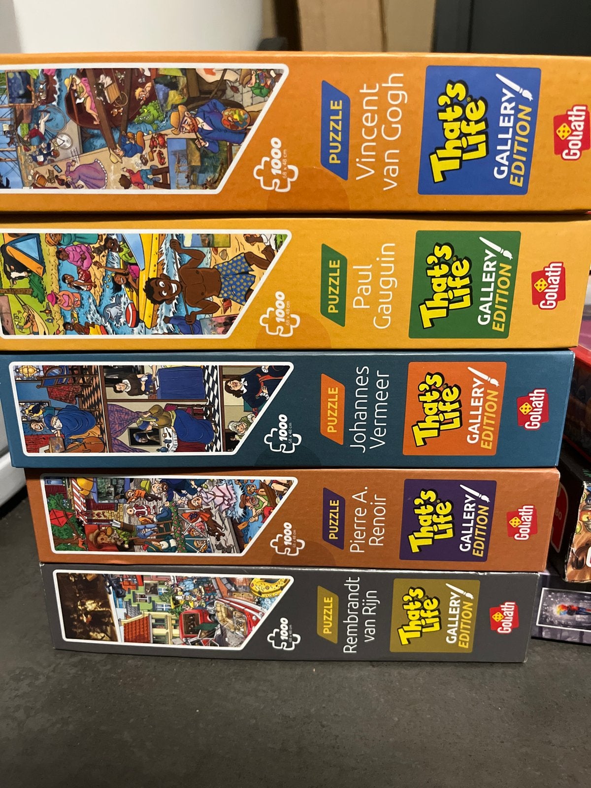 5x That's Life Puzzel 1000 stukjes (4x nieuw, 1x gelegd), Ophalen of Verzenden, 500 t/m 1500 stukjes, Zo goed als nieuw, Legpuzzel