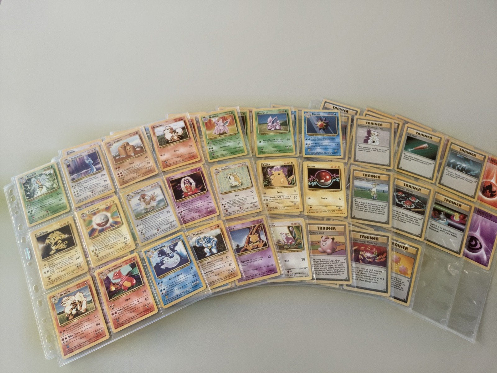 Vintage WOTC Pokémon Basis Set Kaarten (Engels/Nederlands), Ophalen of Verzenden, Meerdere kaarten