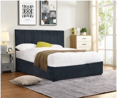 Dubai opbergbed 2-persoons - Antraciet, Huis en Inrichting, Niet ingevuld, Niet ingevuld, Niet ingevuld