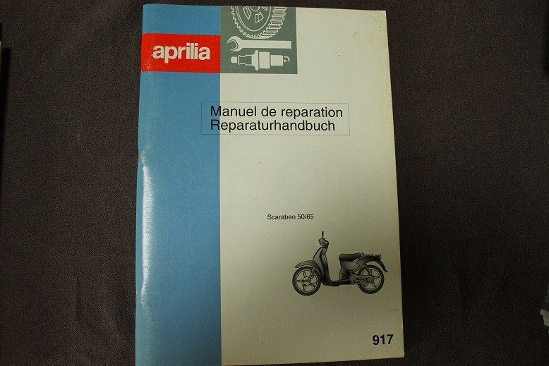 Aprilia Scarabeo 50 65 1995 scooter roller reparaturhandbuch, Ophalen of Verzenden