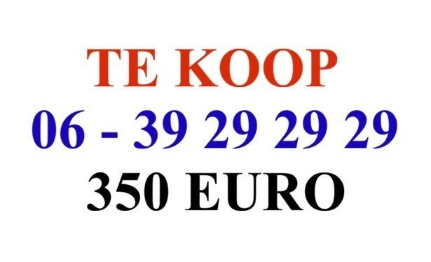 MOOI MAKKELIJK 06-NUMMER TE KOOP, Telecommunicatie, Ophalen of Verzenden, Nieuw, Overige providers, Prepaidkaart