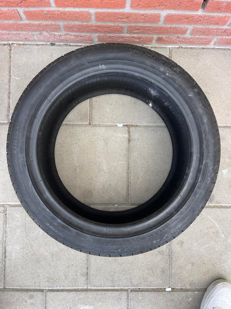 2x Pirelli P7 Zomerbanden 225/45 R17 91W, Ophalen of Verzenden, Gebruikt