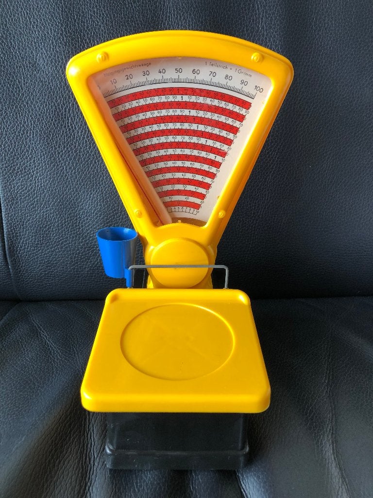 Vintage speelgoed weegschaal van Geobra, Ophalen of Verzenden, Gebruikt