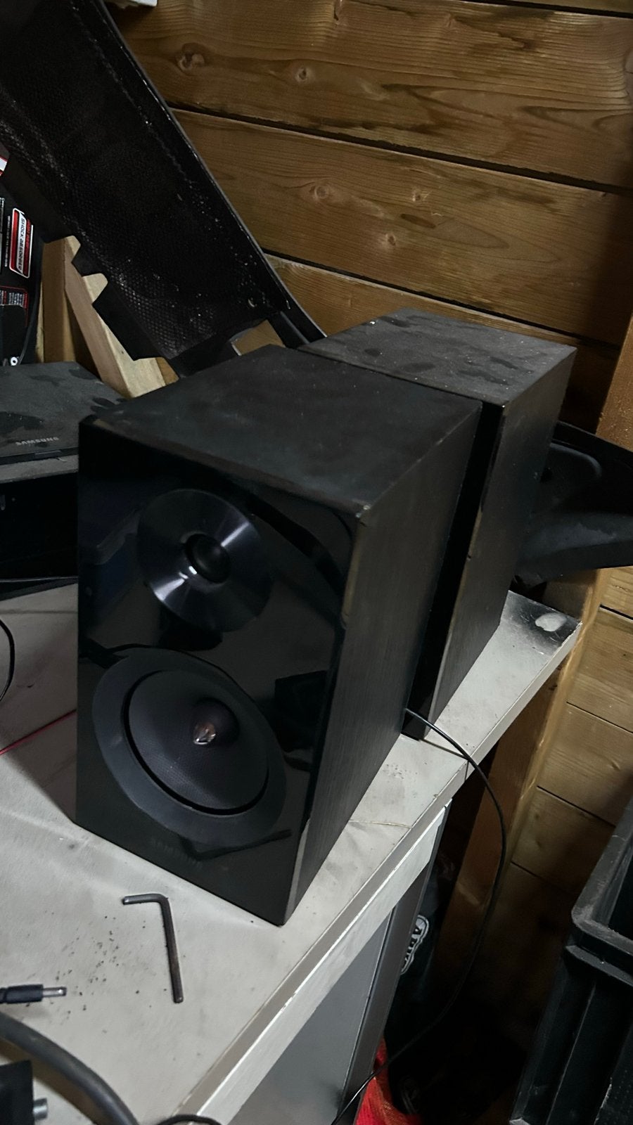 Samsung geluidsinstallatie met Bluetooth adapter, Ophalen of Verzenden, Gebruikt, Speakers, Overige merken