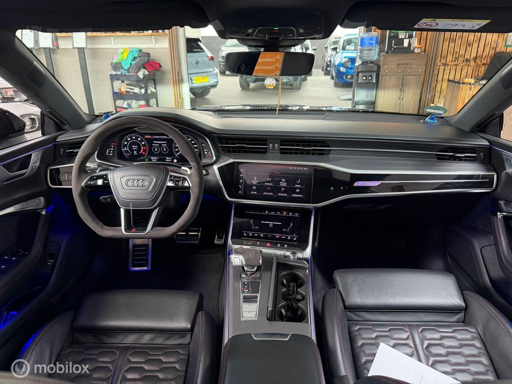Audi RS 7 4.0 TFSI RS 7 quattro| Dynamic Plus| Keramisch|B&O, Automaat, Gebruikt, Zwart, Leder
