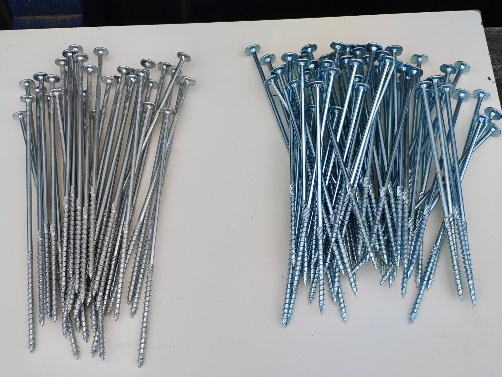 tellerkopschroeven 8,0 x 300 en 8,0 x 260, Ophalen of Verzenden, Nieuw, 250 mm of meer, Schroeven