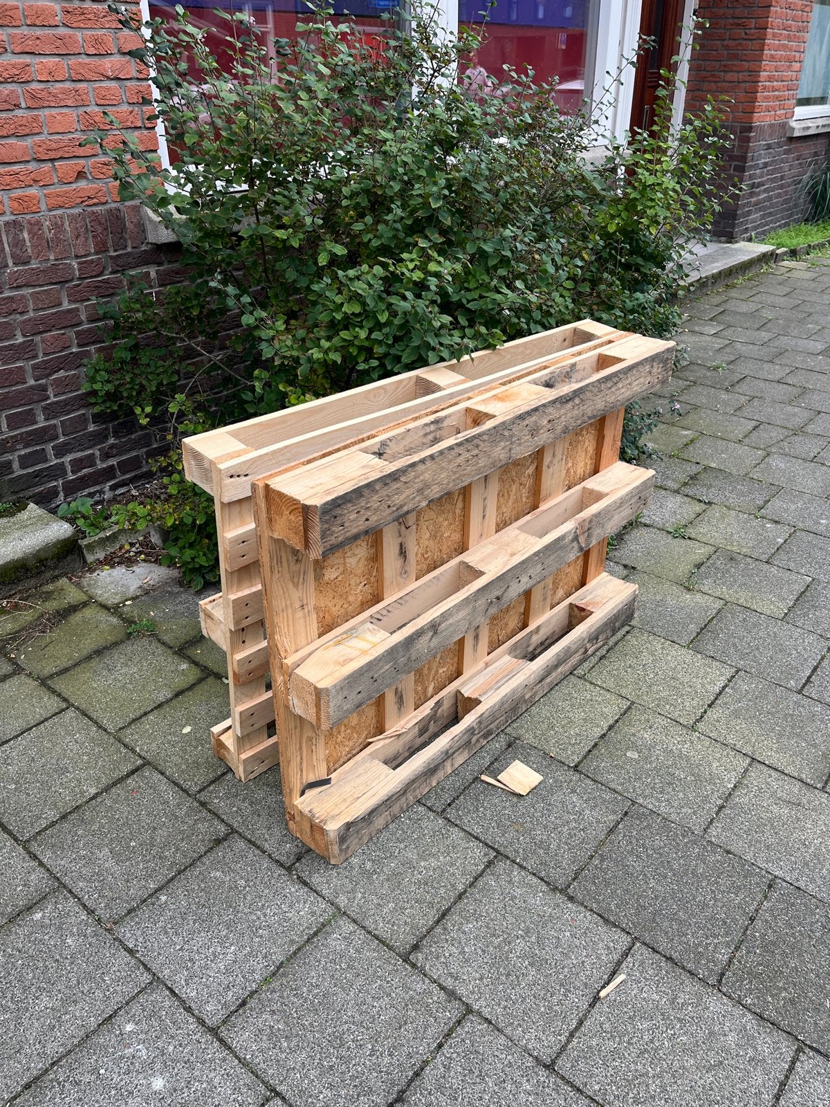 Houten Pallets, Ophalen, Gebruikt, 50 mm of meer, Pallet