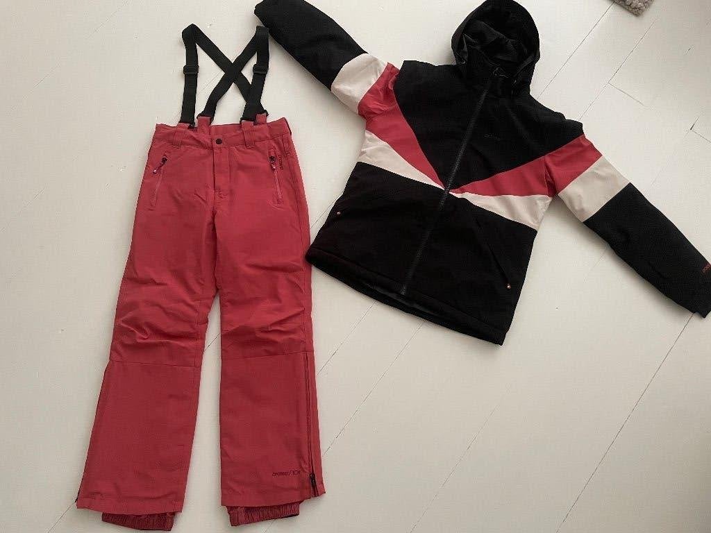 Wintersport kleding set meisje, Ophalen of Verzenden, Zo goed als nieuw, Maat 140