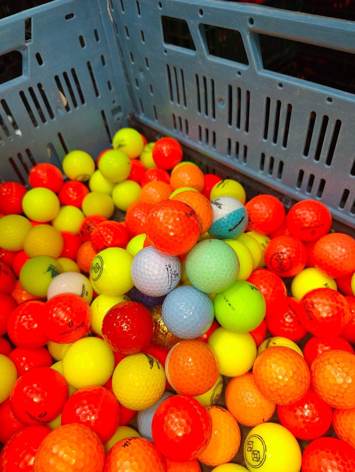 Gekleurde golfballen mix 100 stuks, Ophalen of Verzenden, Bal(len)