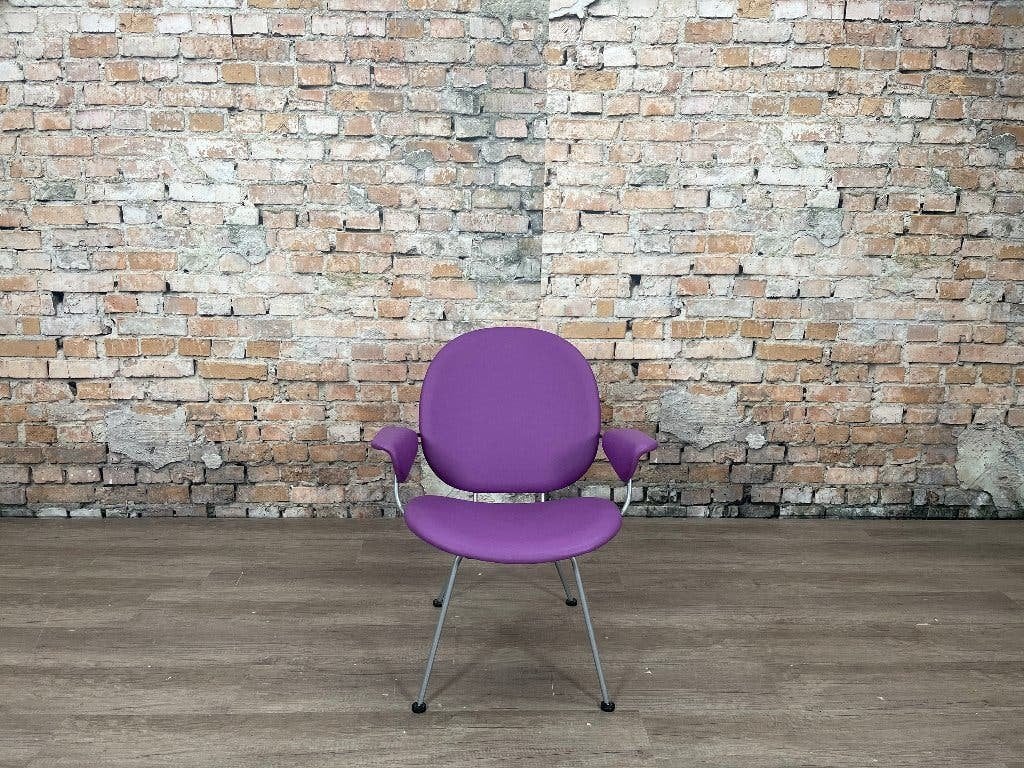 Gispen Kembo 302 Easy Chair – Paars | W.H. Gispen, Ophalen, Minder dan 75 cm, Design, Zo goed als nieuw