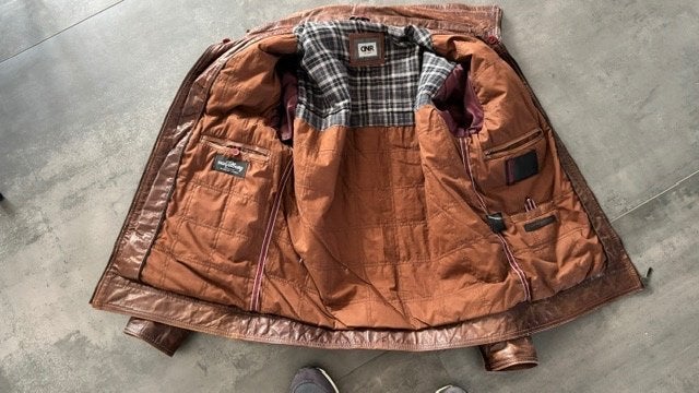 Leren Jacket bruin maat 48, Kleding | Heren, Jassen | Winter, Bruin, Maat 48/50 (M), Ophalen of Verzenden, DNR EST 1860