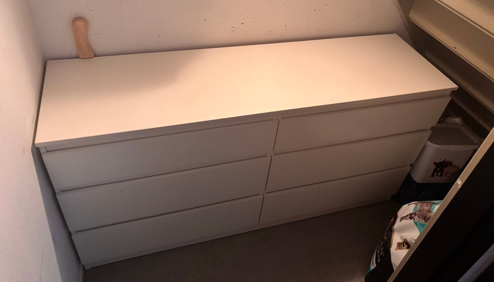 Witte ladekast van ikea, Ophalen, 5 laden of meer, 50 tot 100 cm, Zo goed als nieuw